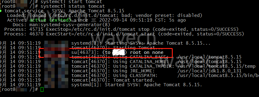 tomcat_linux_service_start_log