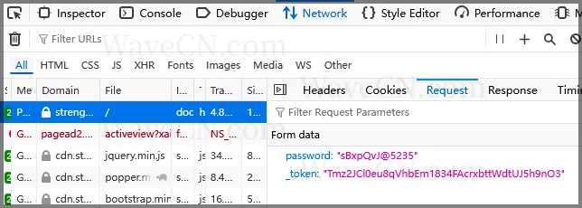 password checker post data